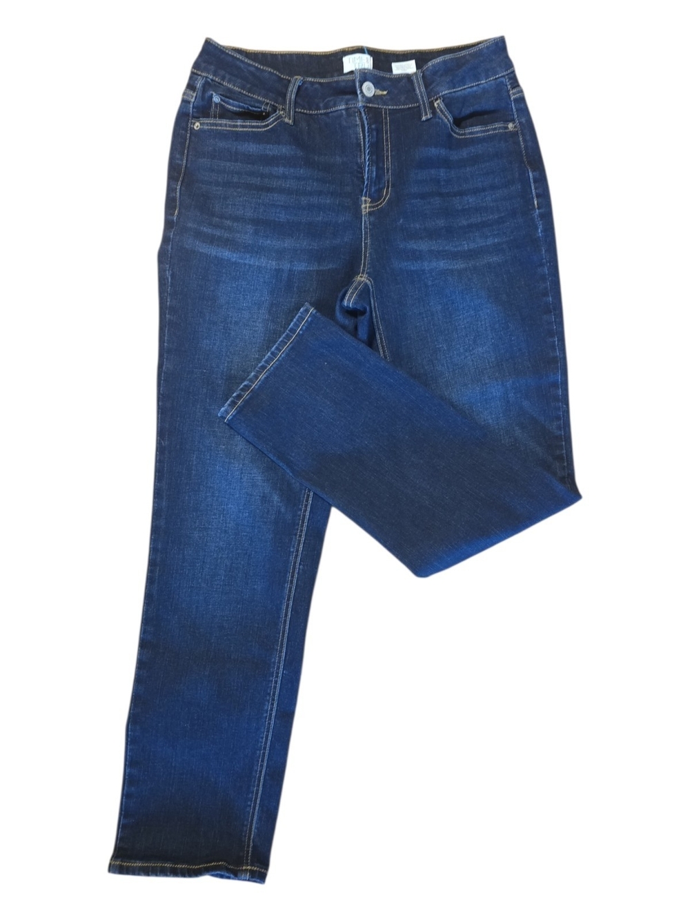 Time and Tru Dark Indigo Straight Leg Jeans